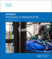 INTRODUCTION TO NETWORKS (CCNAV7)